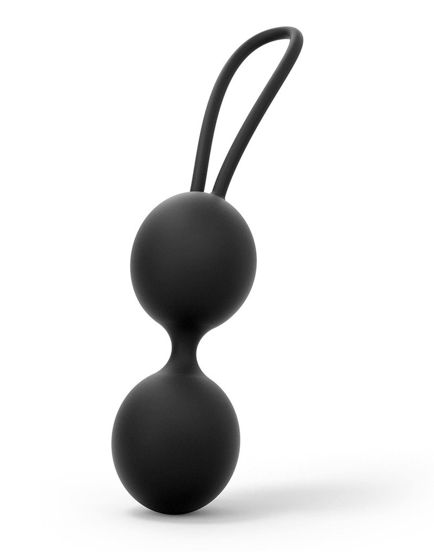 Kulki gejszy Dorcel Dual Balls Noir silikonowe - obrazek 2