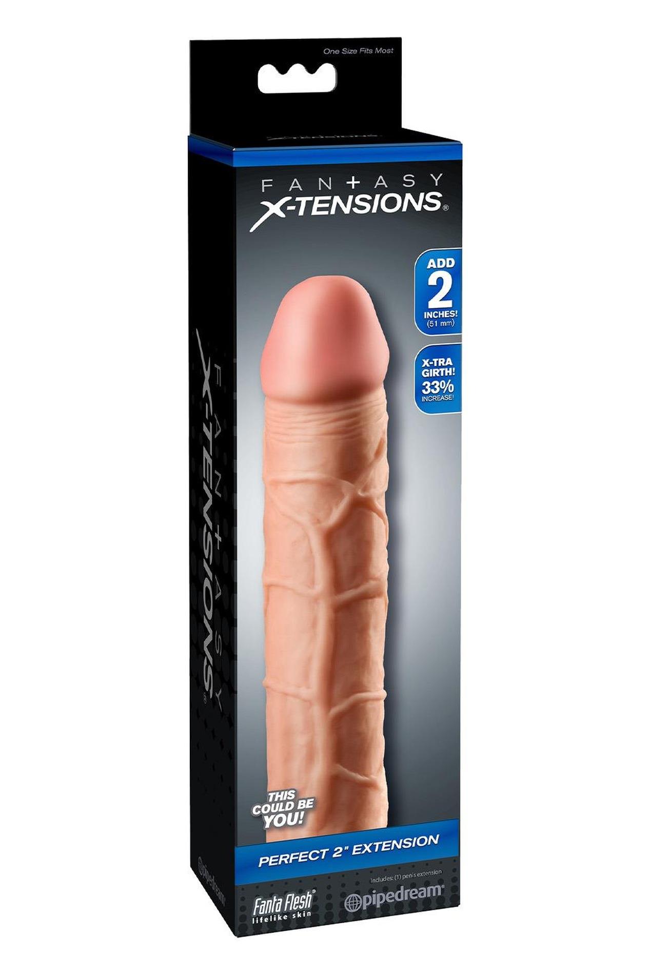 Przedłużka na penisa Fantasy Xtensions Perfect 5 cm - obrazek 3
