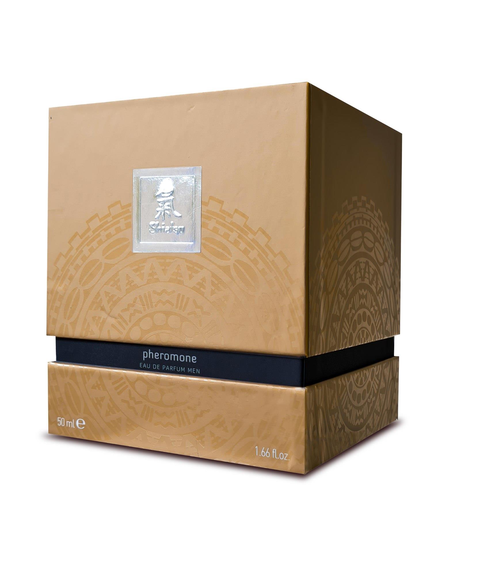 Perfumy feromonowe Shiatsu męskie szare Hot 50 ml - obrazek 3