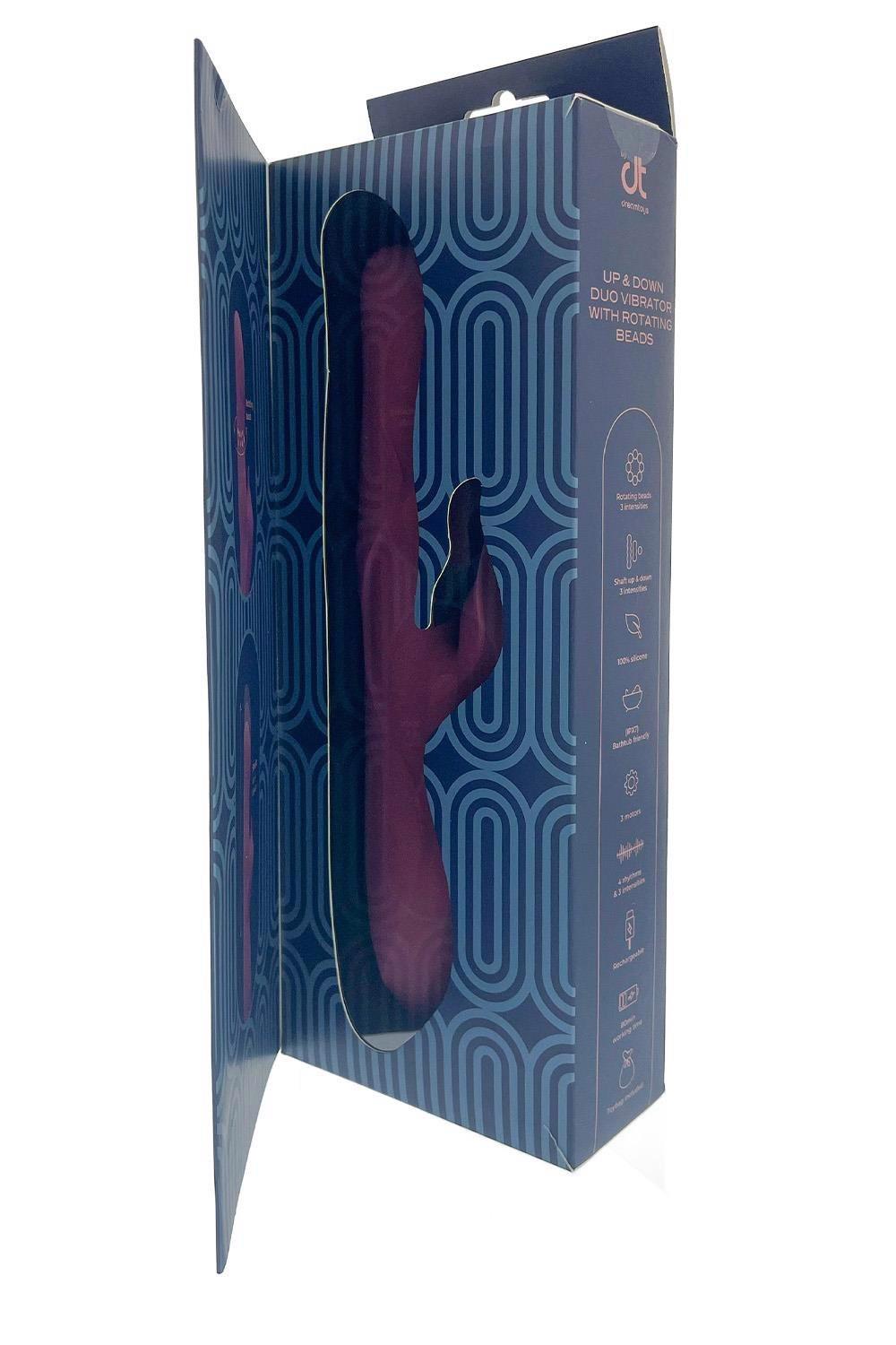 Wibrator króliczek Pulz Morgan z obrotowymi koralikami USB - obrazek 5