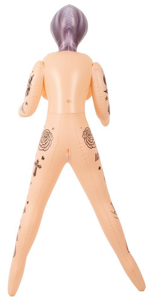 Dmuchana lalka miłosna NaughtyDollz z tatuażami 152 cm - obrazek 7