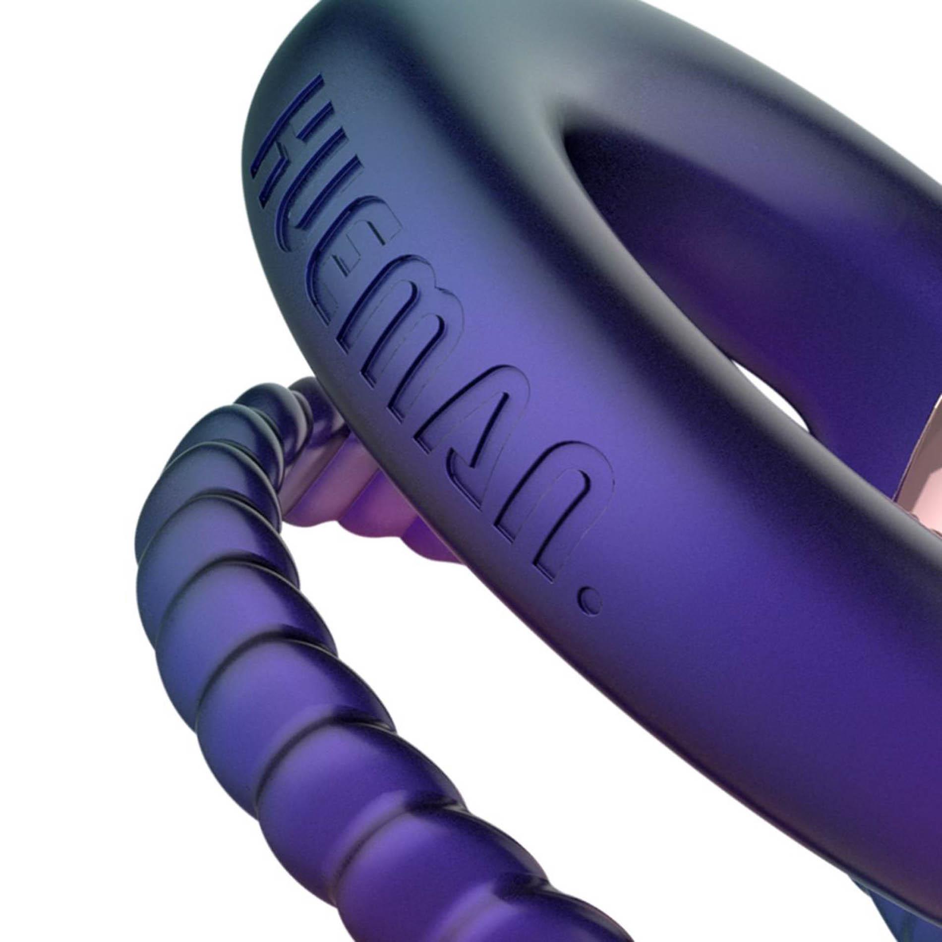 Pierścień wibrujący Hueman Jupiter podwójny fioletowy USB - obrazek 7