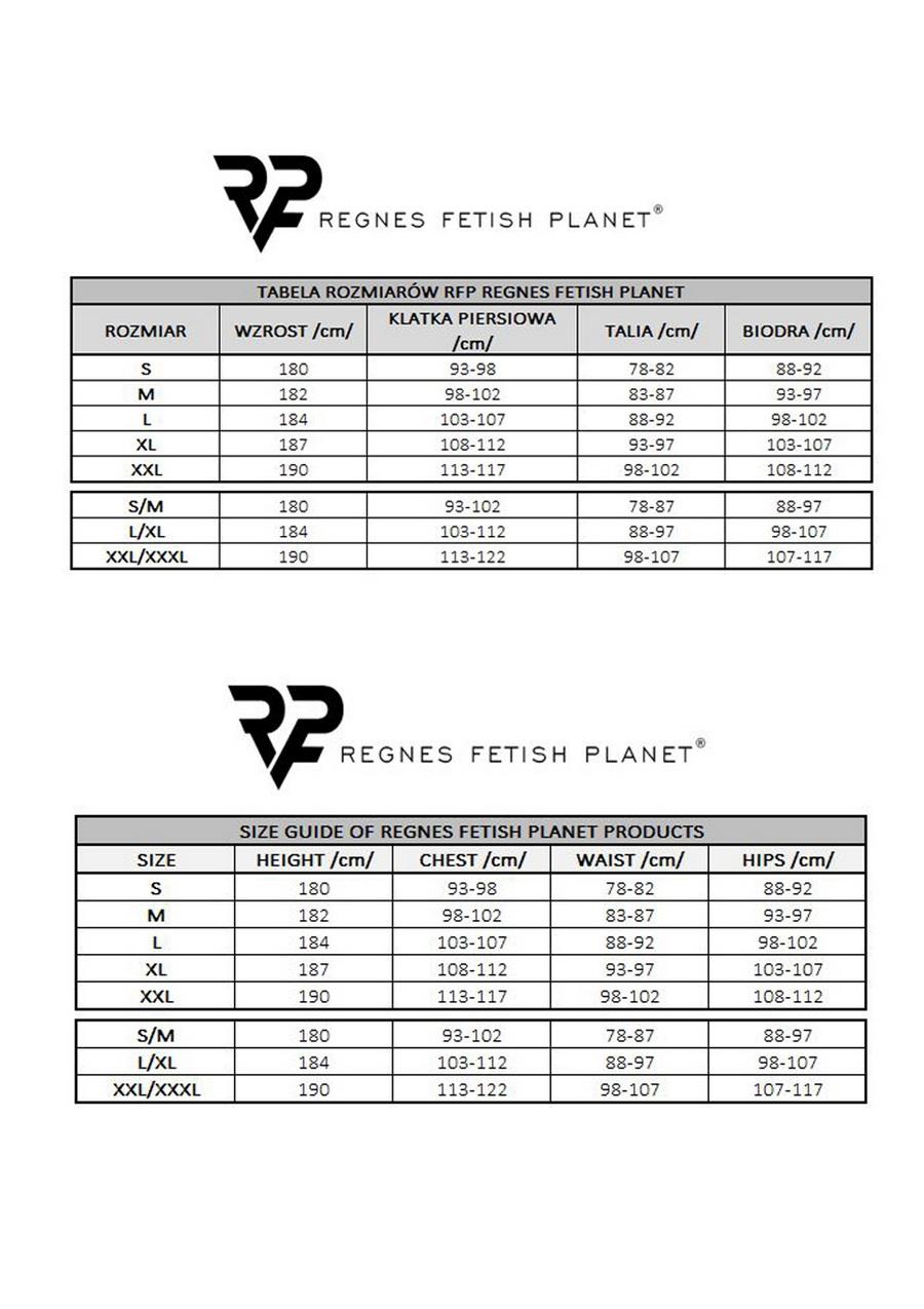 Męskie stringi wetlook z taśmą Regnes Fetish Planet czarne M - obrazek 3