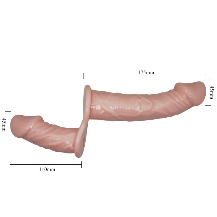 Strap on Baile Ultra Passionate z podwójną wibracją - obrazek 2
