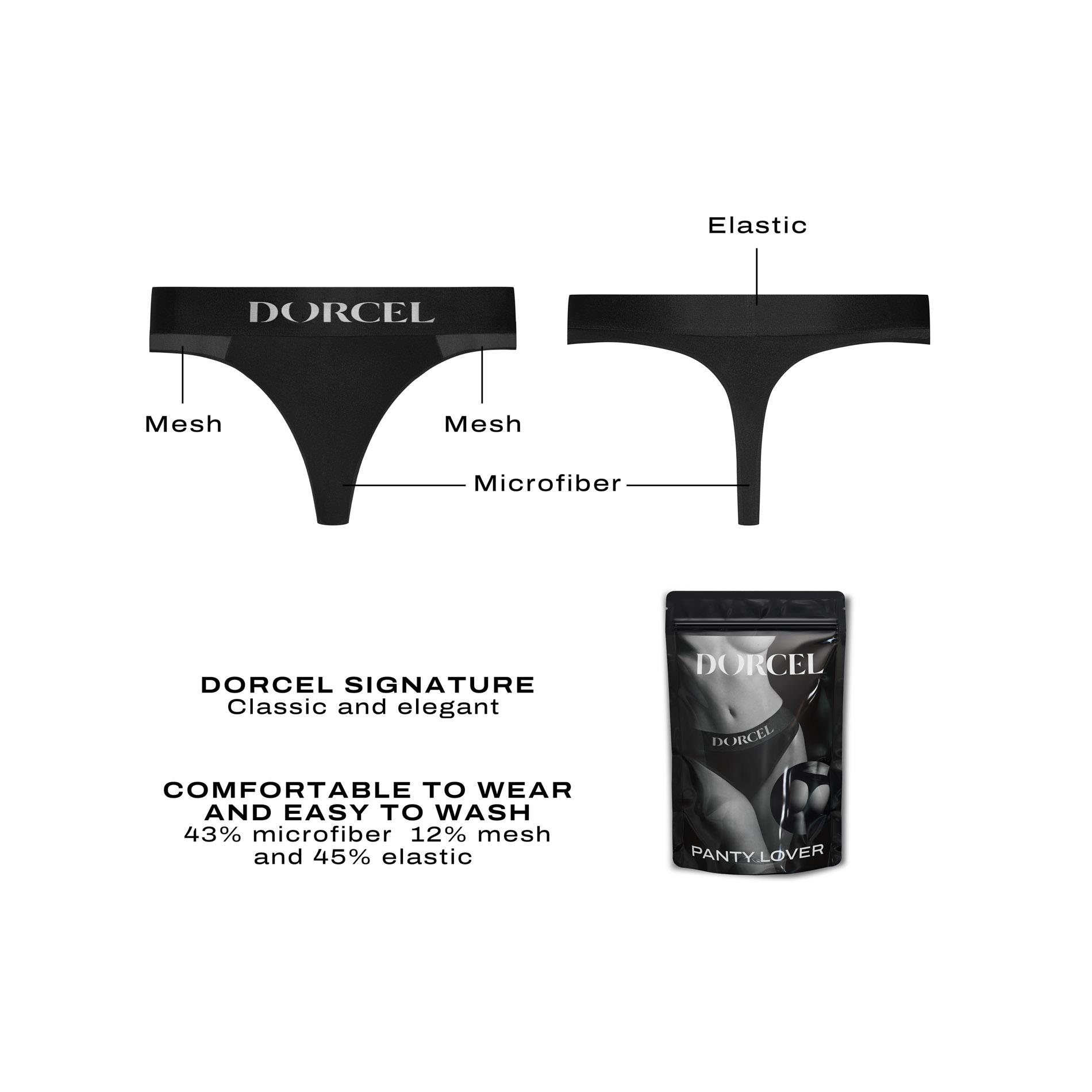 Stringi z ukrytą kieszonką na wibrator Dorcel Panty Lover M - obrazek 4