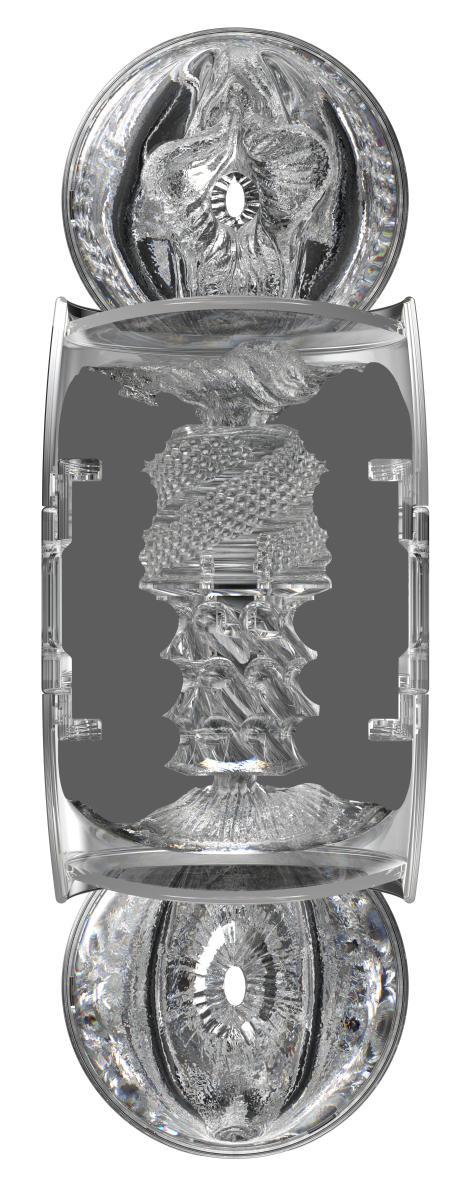 Transparentny masturbator 2w1 Fleshlight Quickshot Mia Malkova 11 cm - obrazek 6