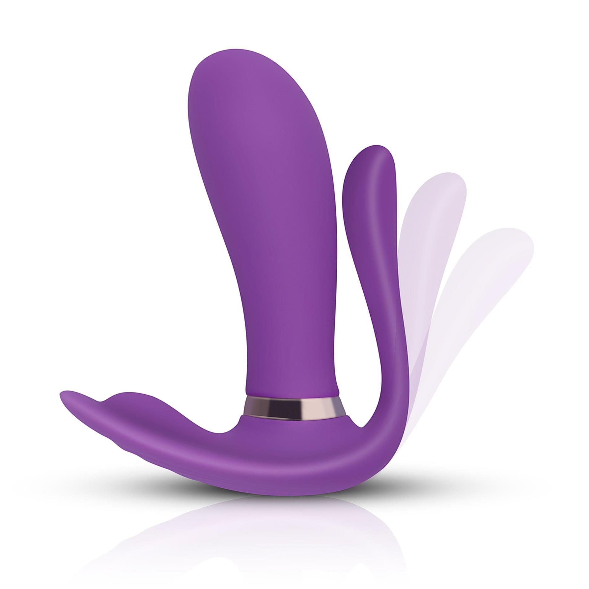 Wibrator punktu G Teazers Purple Pleaser fioletowy z pilotem - obrazek 4