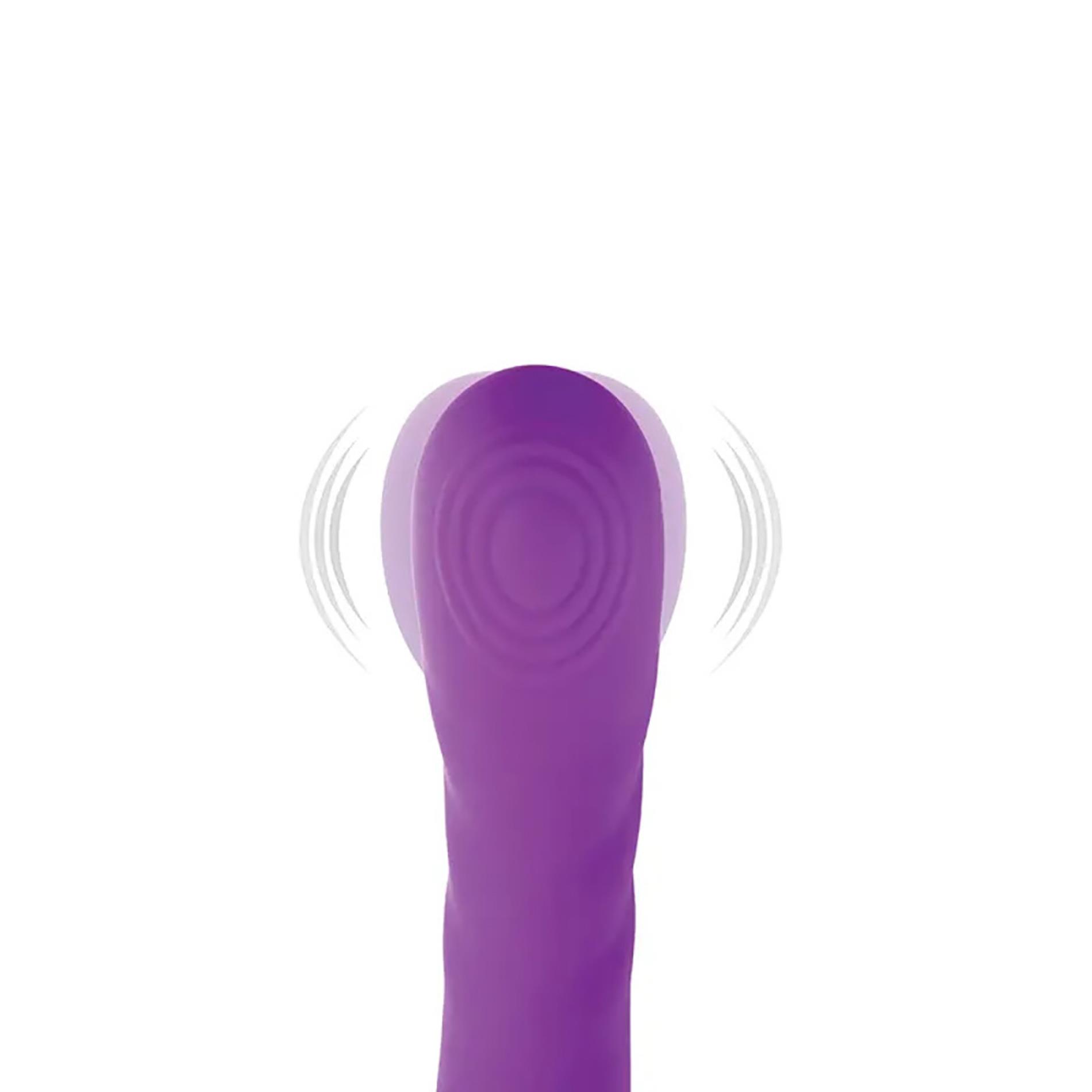 Fioletowy Wibrator Łechtaczkowy i G-Spot - obrazek 4