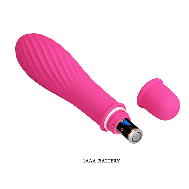 Wibrator silikonowy Pretty Love Solomon 10 funkcji bateria AAA 12.3 cm - obrazek 7