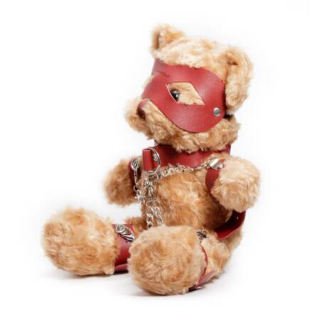 Miś bondage Crushito Crushious czerwony 31 cm