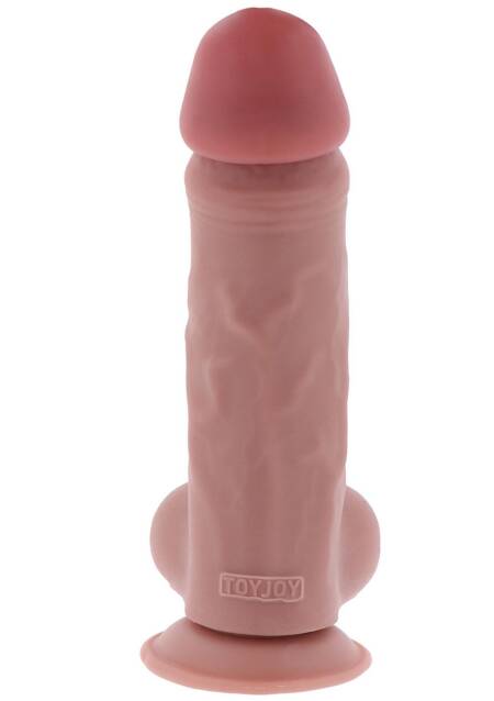 Realistyczne dildo dual density ToyJoy TPE 23 cm