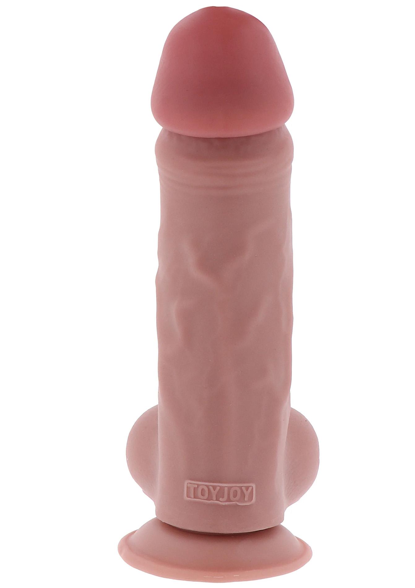 Realistyczne dildo dual density ToyJoy TPE 23 cm