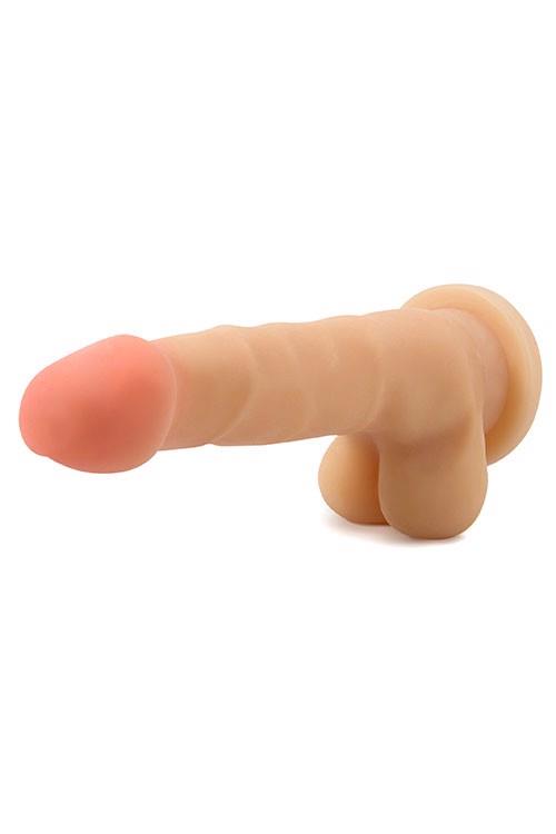 Dildo realistyczne Blush Au Naturel beżowe 18 cm - obrazek 4