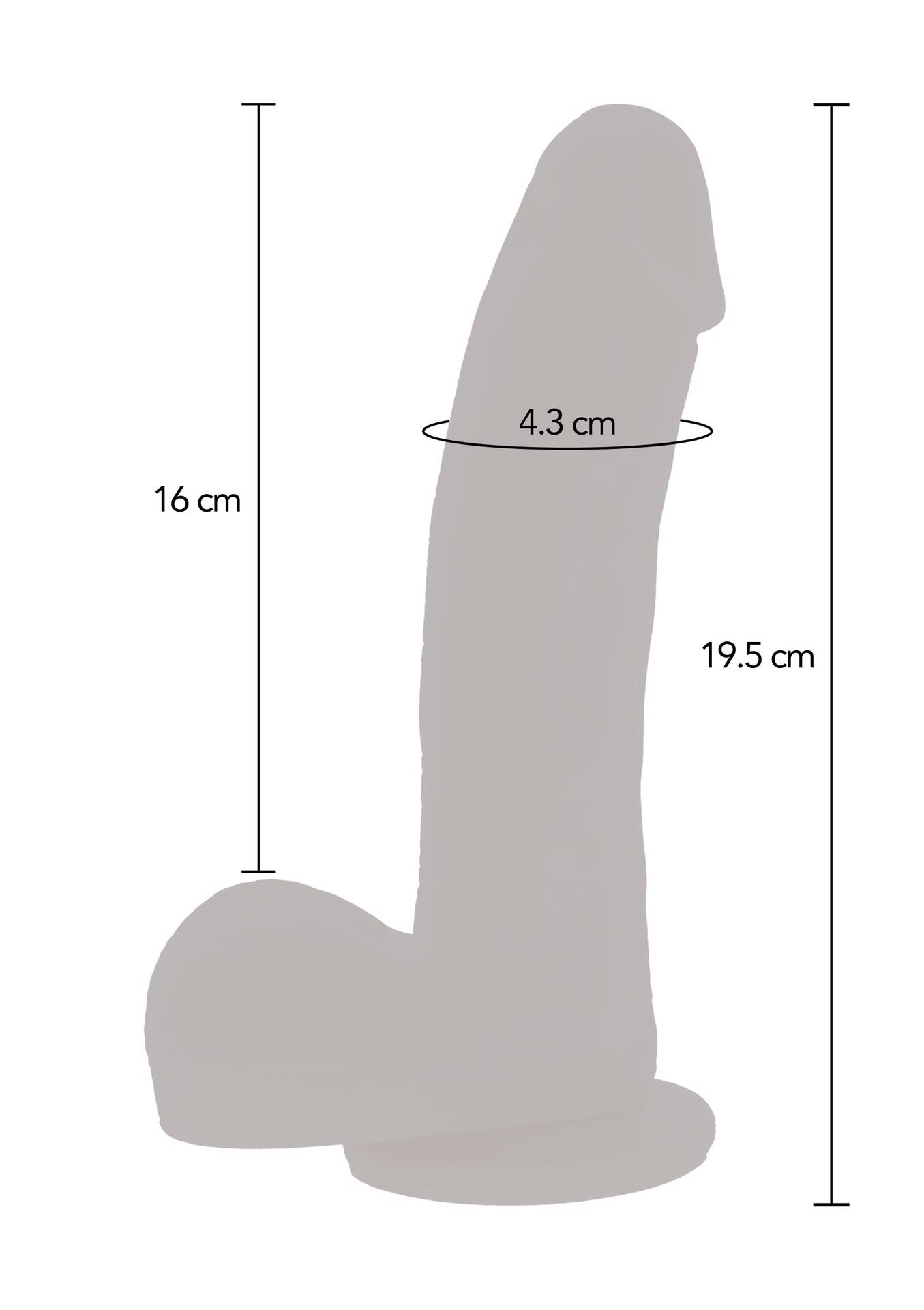 Wibrator realistyczny ToyJoy silikonowy z pilotem 19.5 cm - obrazek 6