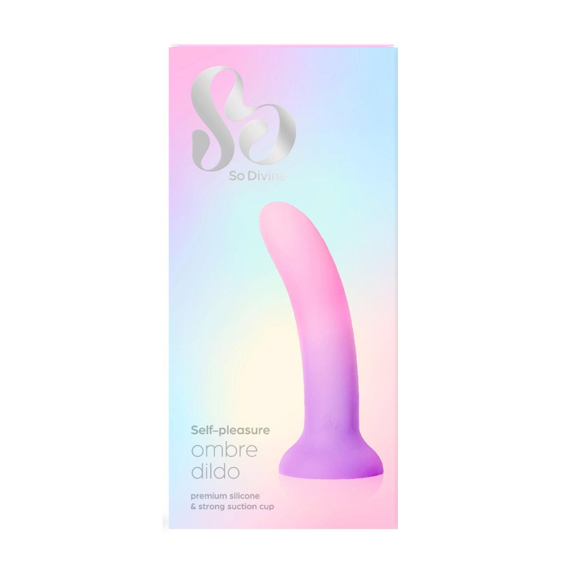 Dildo silikonowe Ombre So Divine 15 cm - obrazek 5
