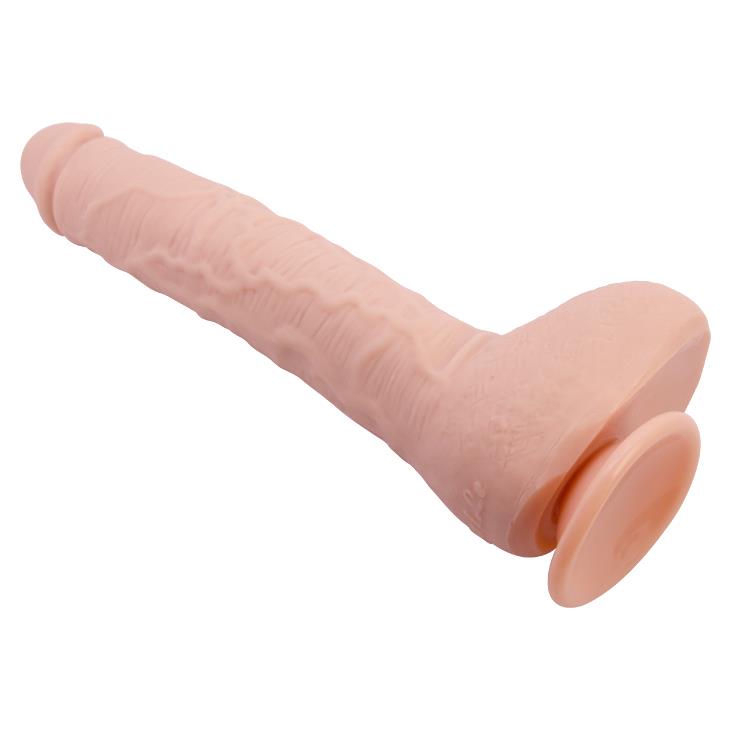 Dildo z cyberskóry Baile Beautiful DICK 11 cali cieliste - obrazek 5
