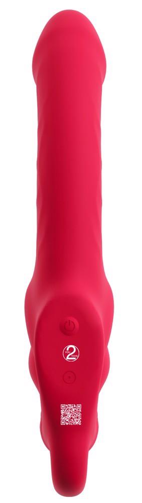 Wibrator strap on potrójny You2Toys USB 23 cm - obrazek 8
