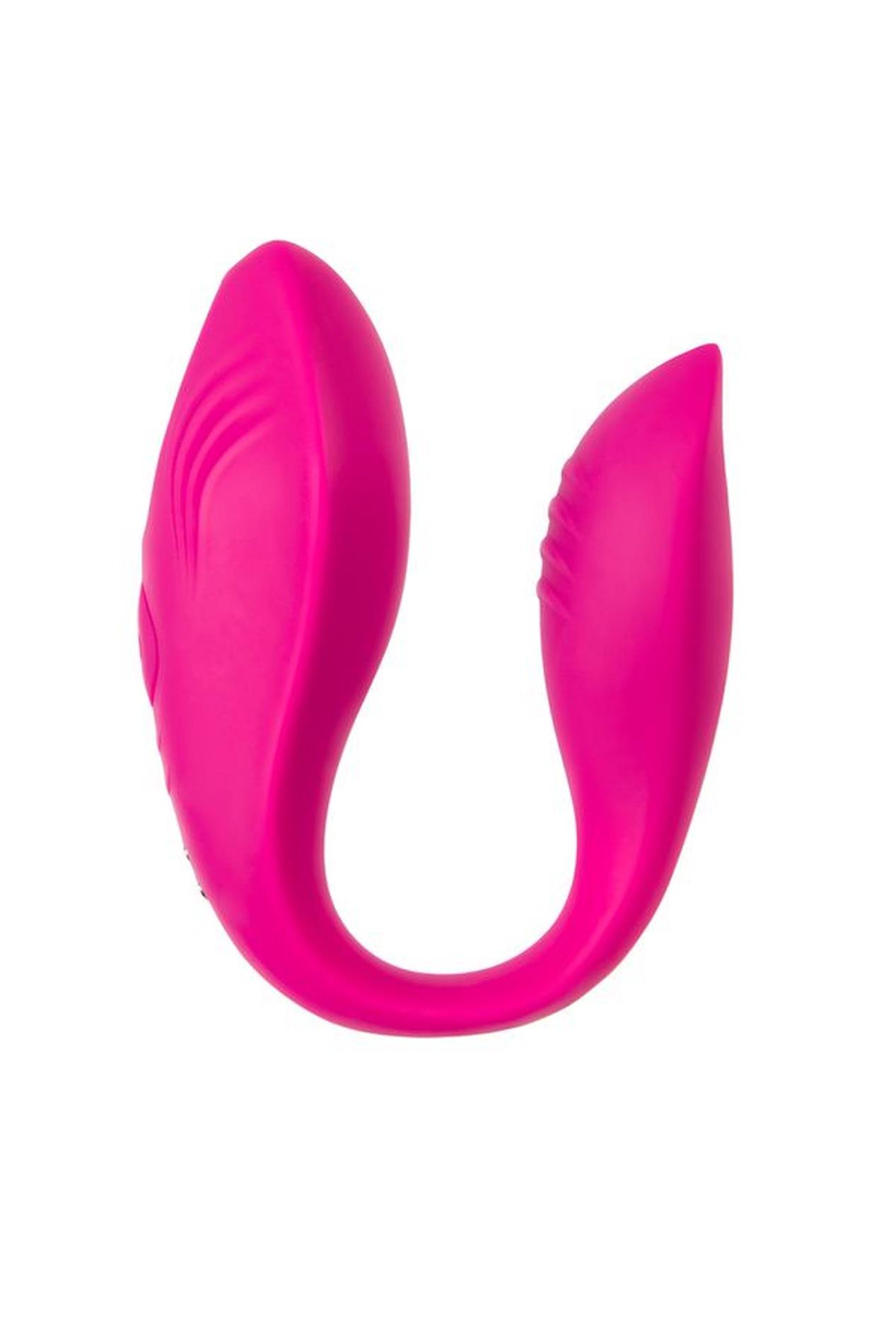 Wibrator podwójny Cobrum A Toys silikonowy różowy 9.6 cm - obrazek 7