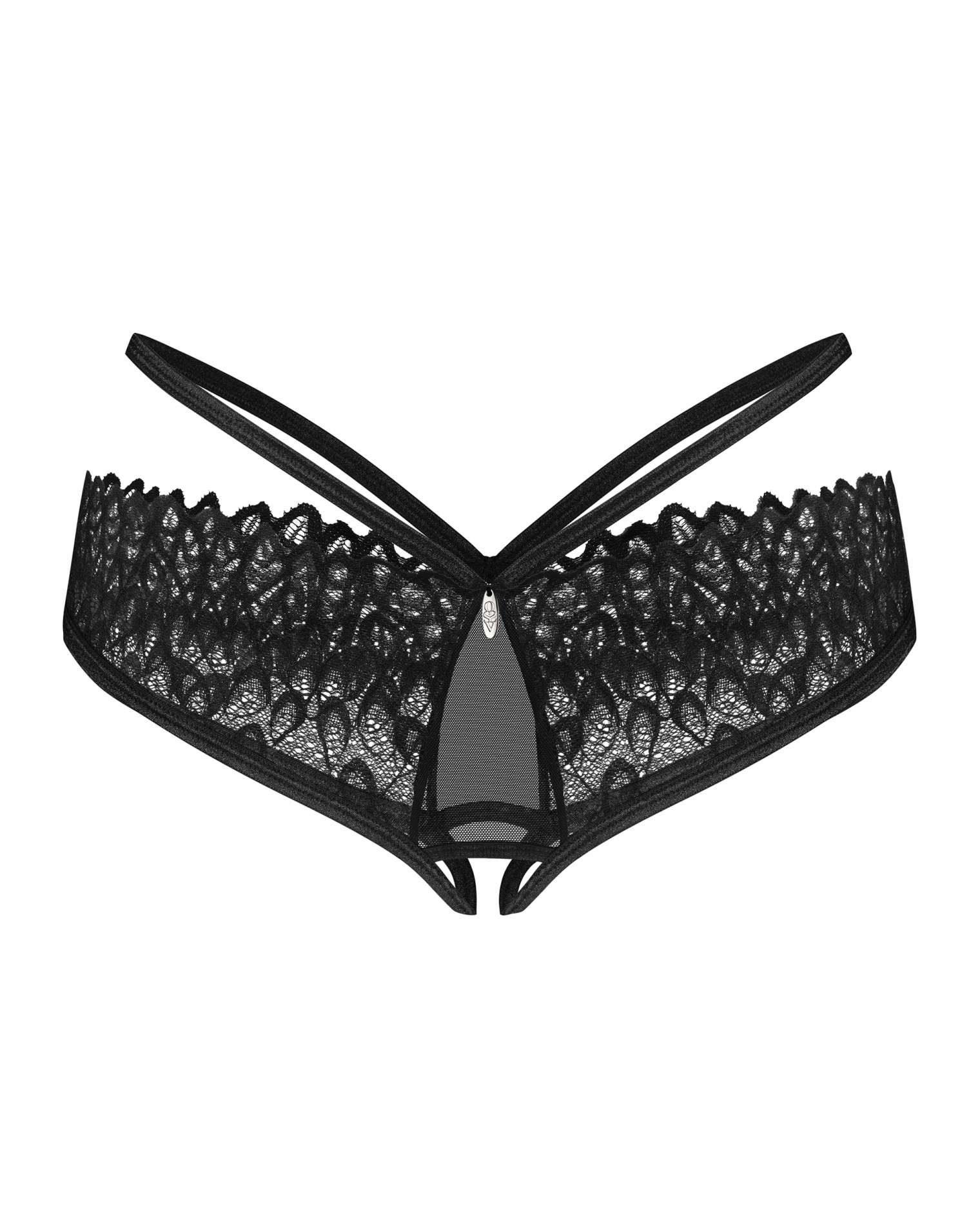 Figi otwarte Donarella Obsessive czarne XS/S - obrazek 6
