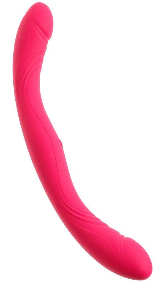 Podwójny wibrator silikonowy Couples Choice USB 31,2 cm - obrazek 4