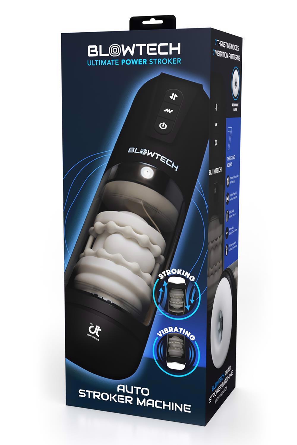 Masturbator automatyczny Blowtech z wibracją USB