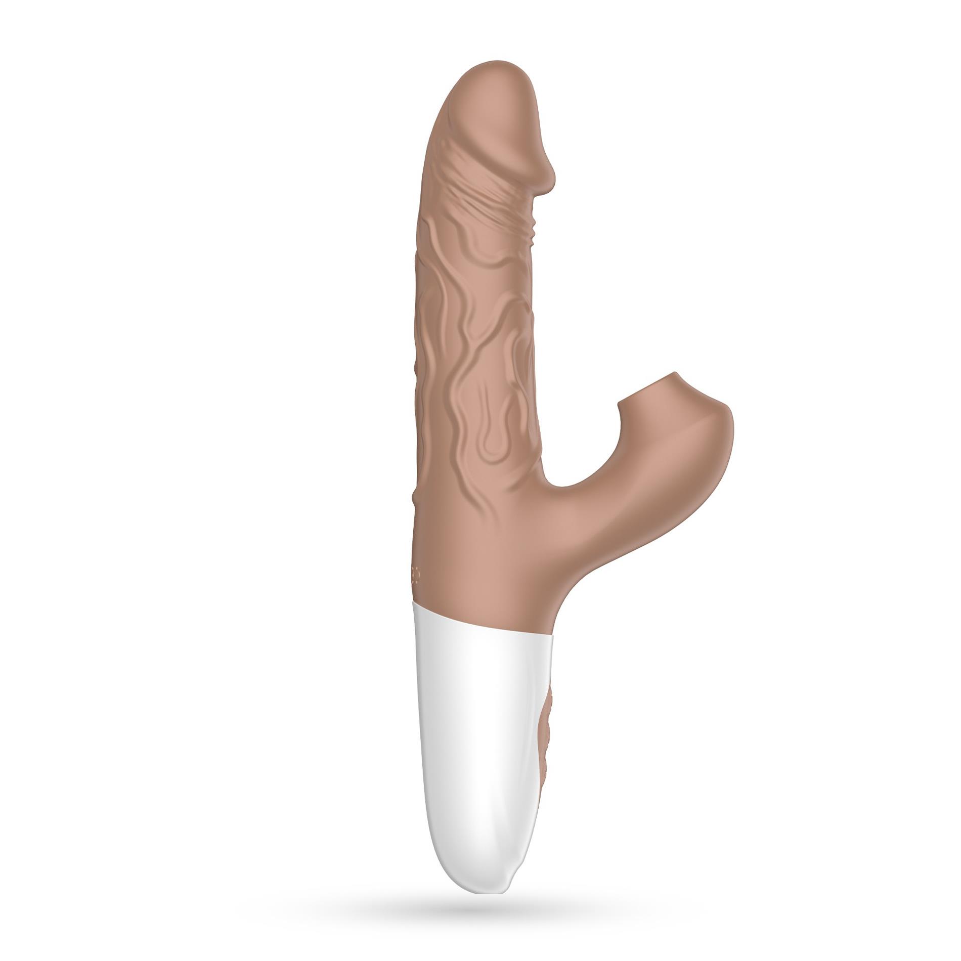 Wibrator realistyczny posuwisty Crushious El Matador 22,5 cm USB - obrazek 5