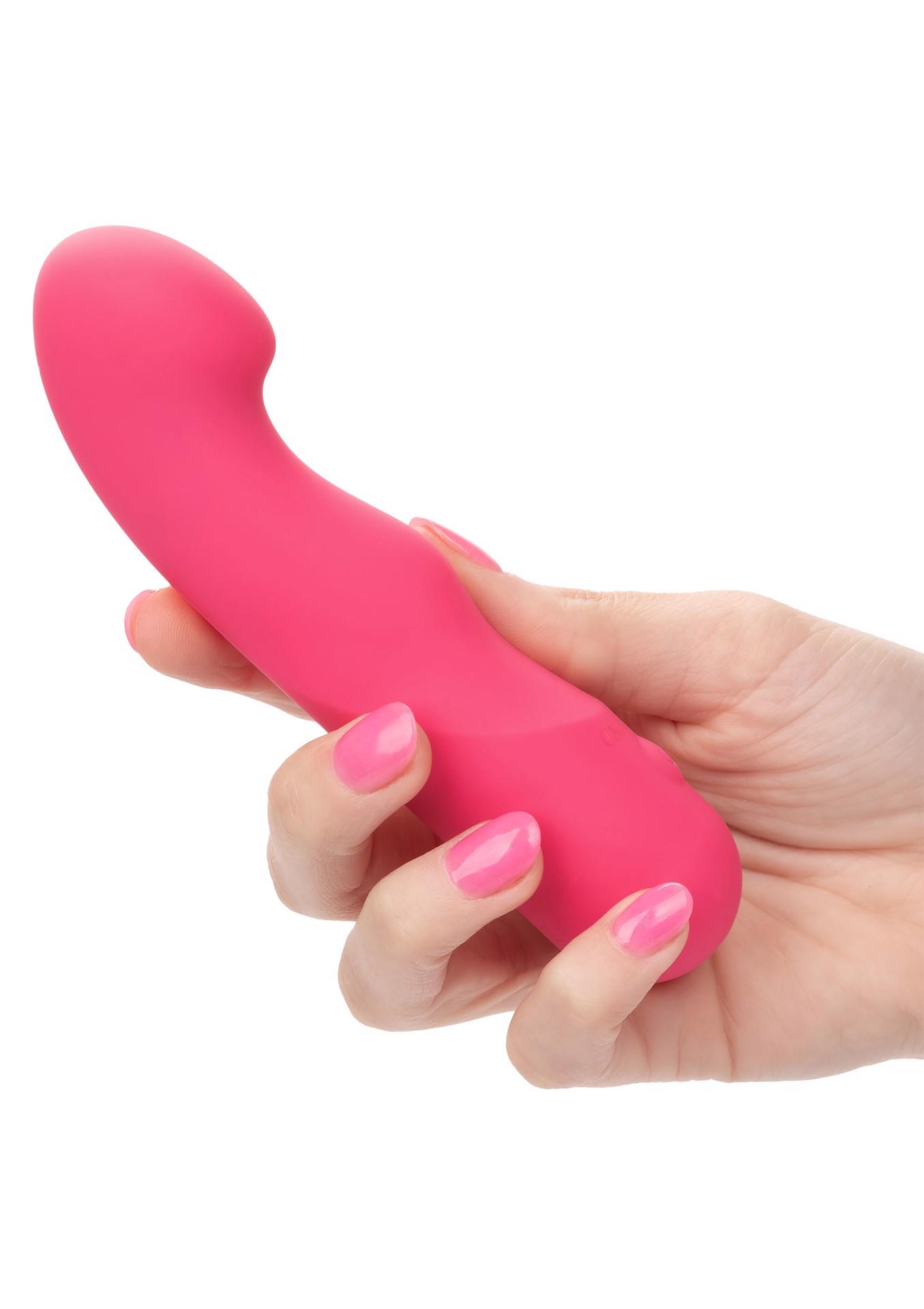 Wibrator silikonowy Pixies Curvy różowy USB 10,75 cm - obrazek 10