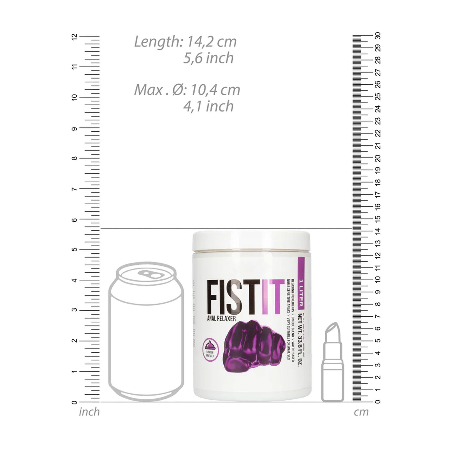 Lubrykant Fist It Anal Relaxer na bazie wody 1000 ml - obrazek 6