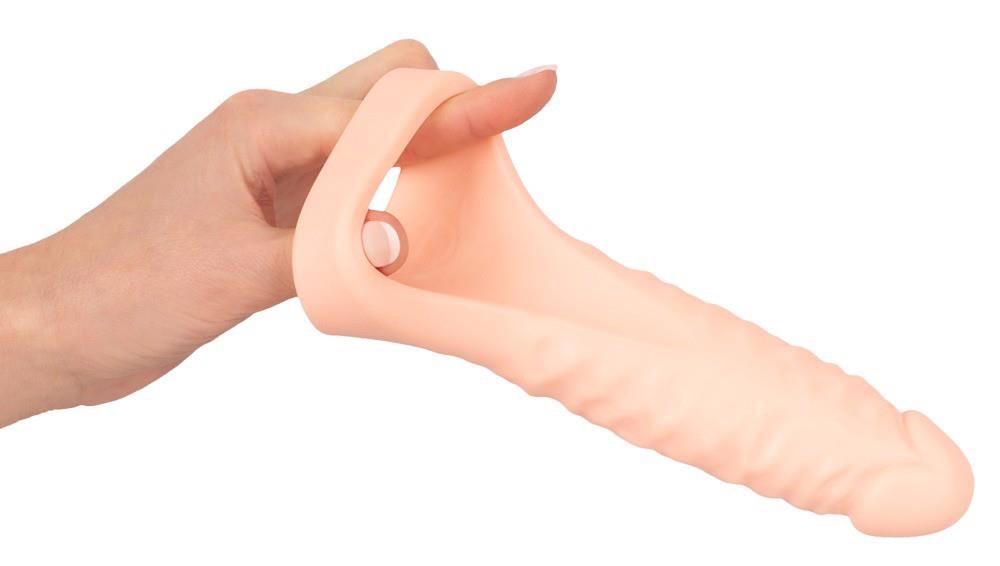 Pierścień erekcyjny Realistixxx Double Fucker TPE 18 cm - obrazek 7