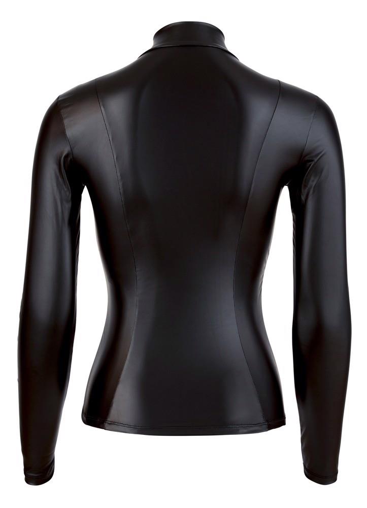 Top z długim rękawem Cottelli PARTY czarny L zip - obrazek 6