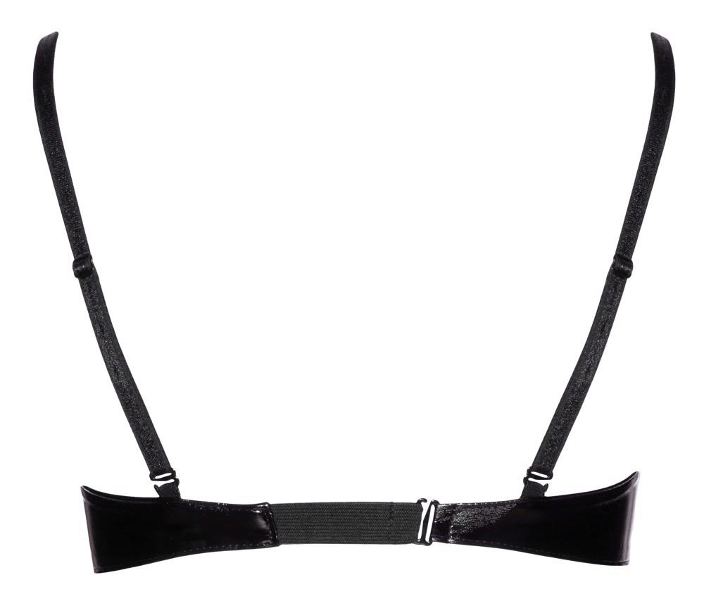 Biustonosz winylowy Black Level czarny 75D - obrazek 6
