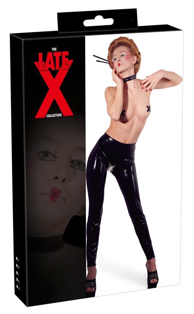 Crotchless Latex Leggings XL - obrazek 6