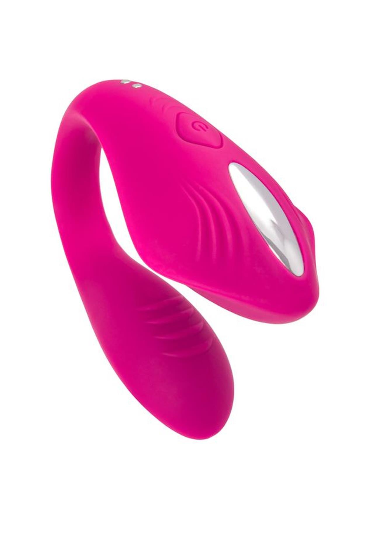 Wibrator podwójny Cobrum A Toys silikonowy różowy 9.6 cm - obrazek 11