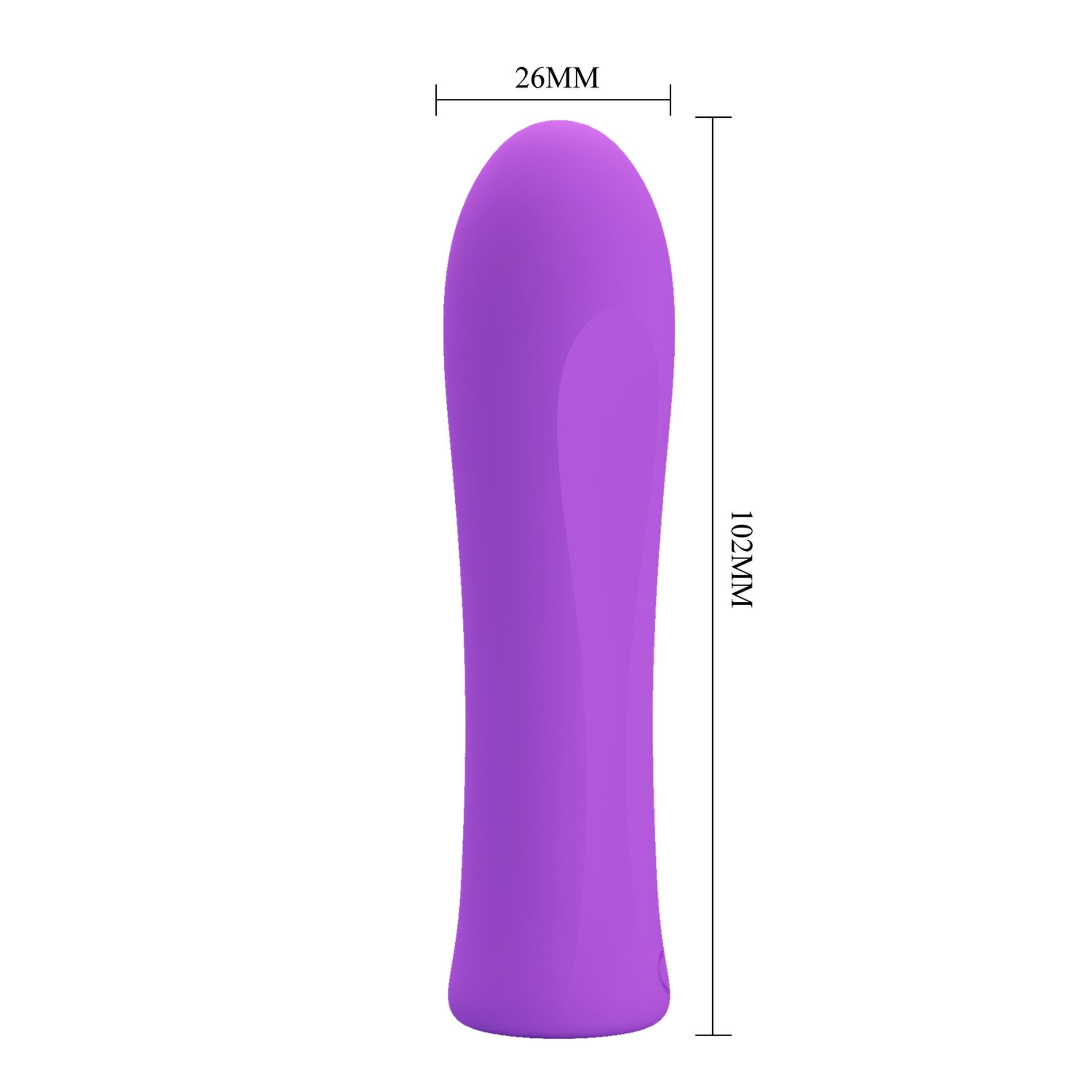 Wibrator mini Alfreda Pretty Love silikonowy 12 trybów USB - obrazek 5