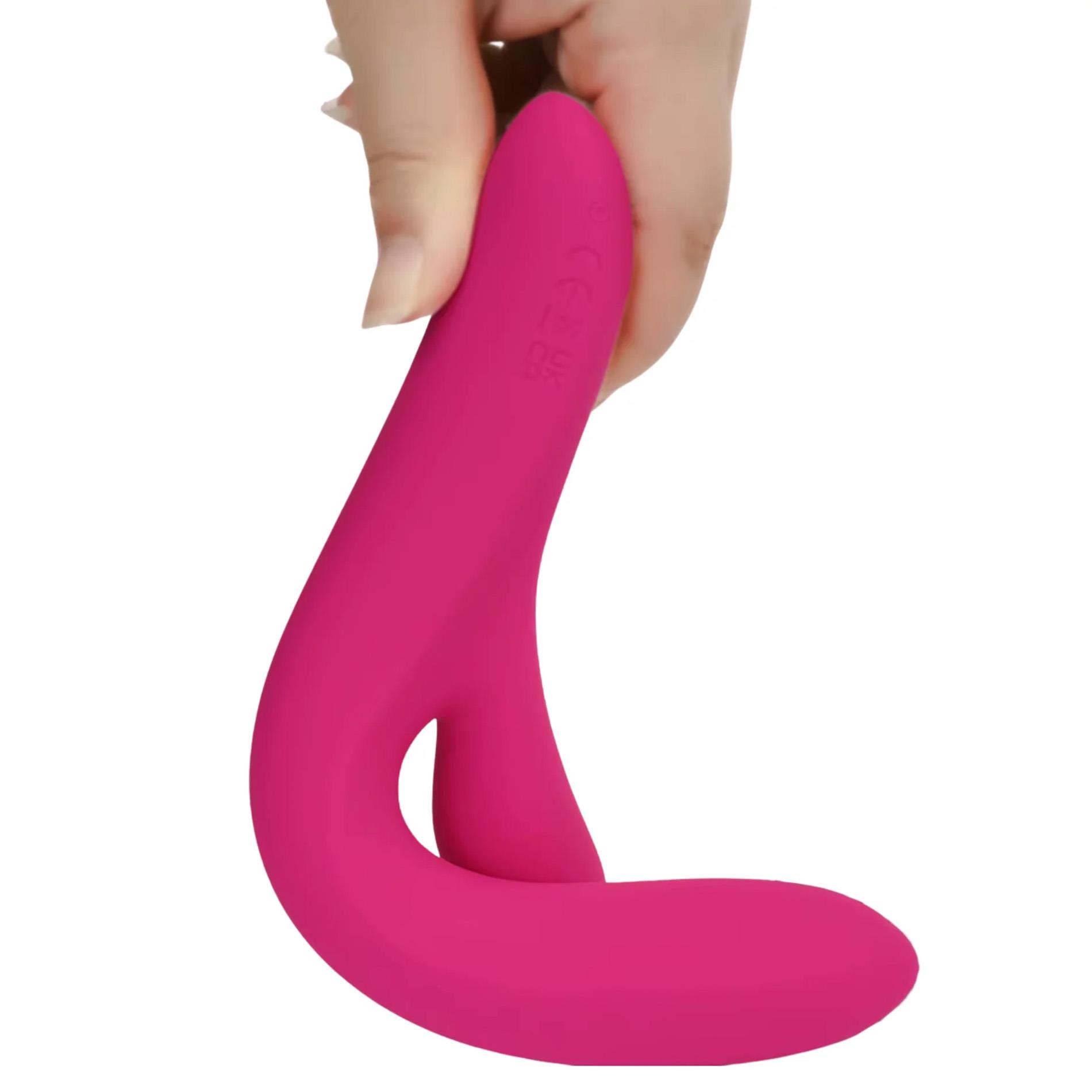 Wibrator króliczek Vibey Model Y Power Escorts różowy USB 23 5 cm - obrazek 6