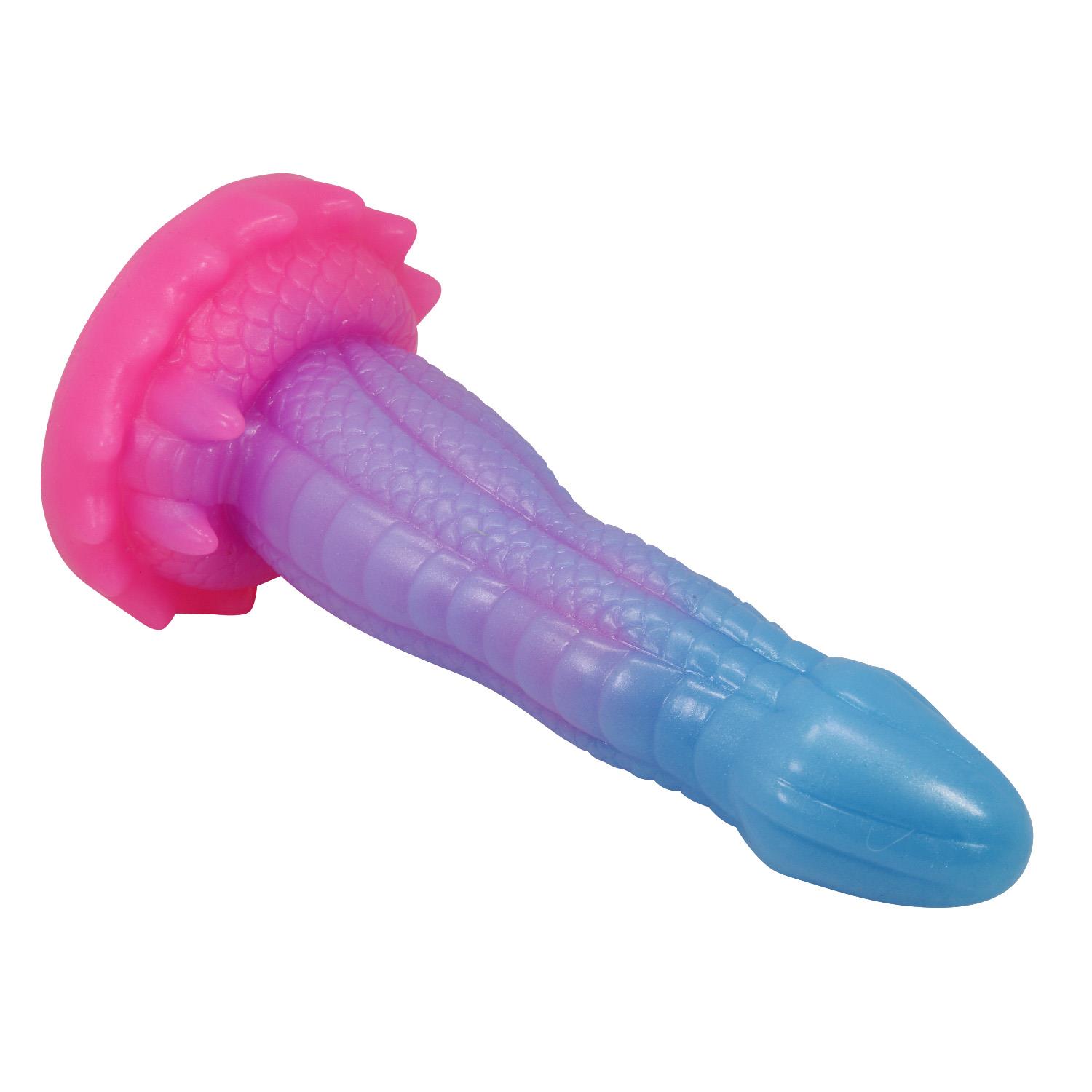 Dildo silikonowe faliste Power Monsters Void Python 20.5 cm - obrazek 5