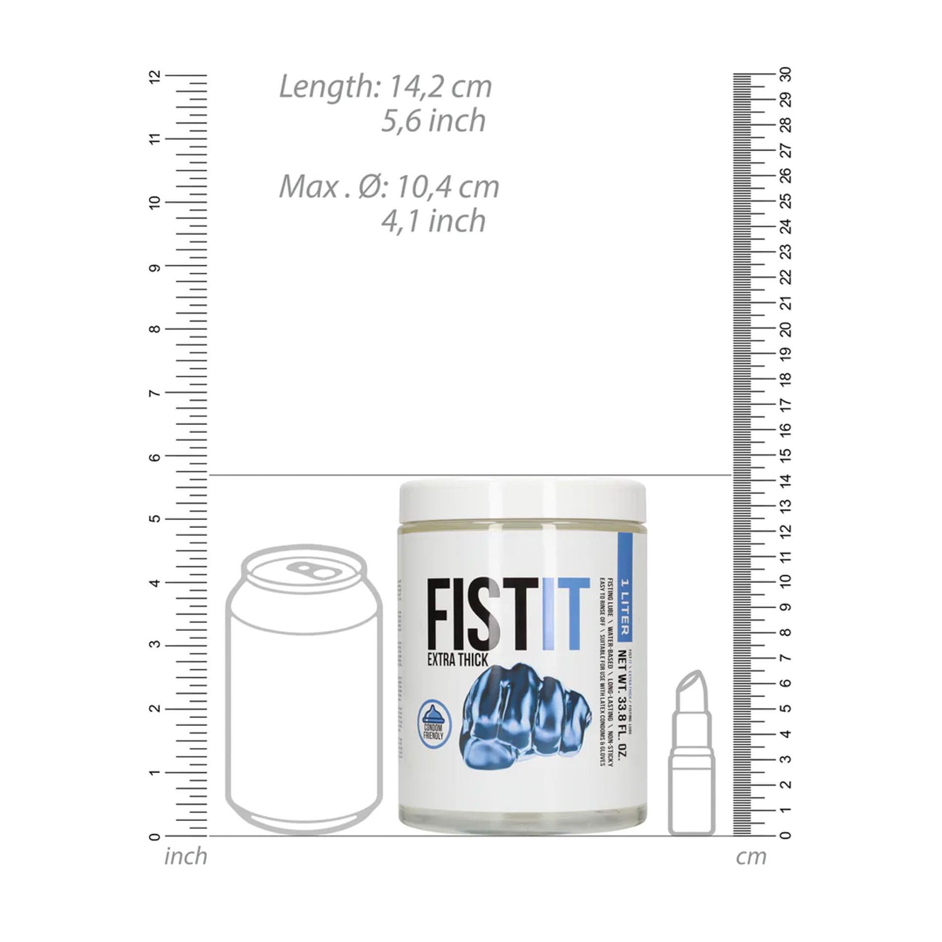 Lubrykant ekstra gęsty Fist It na bazie wody 1000 ml - obrazek 6