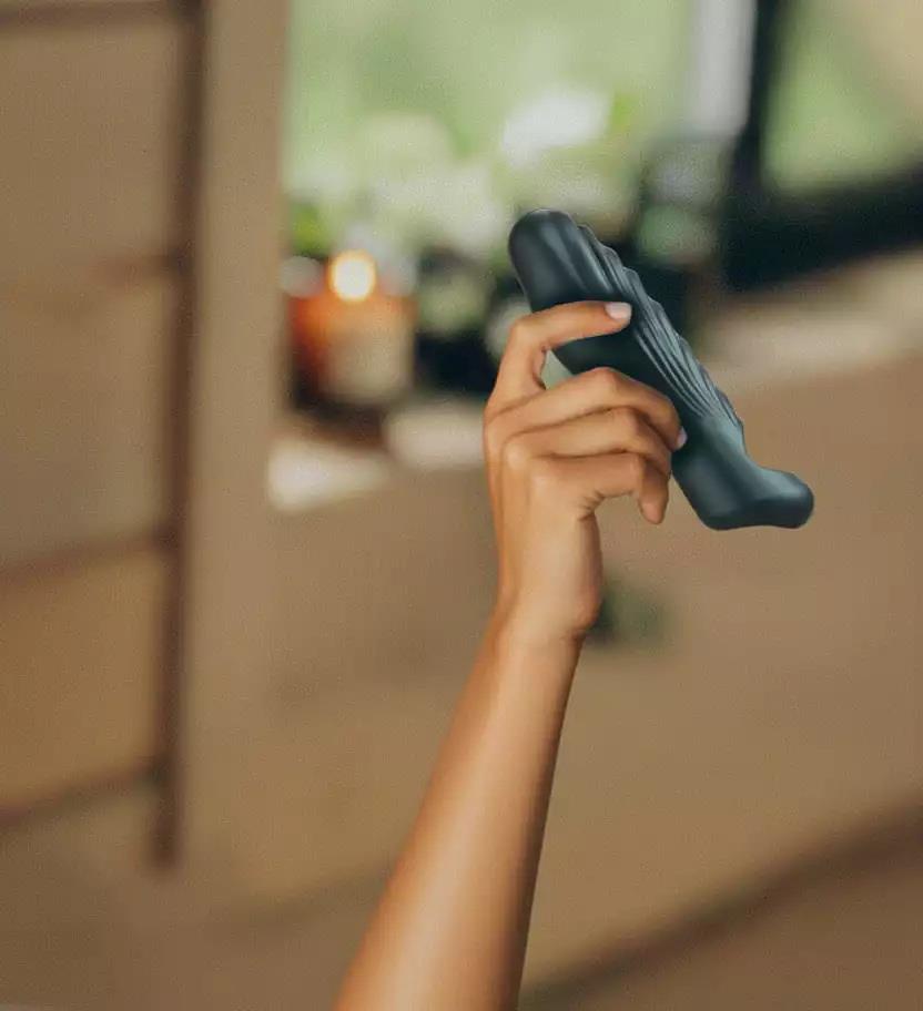 Przedłużka na penisa Ryzer Max Man.wand szara 18 cm - obrazek 7