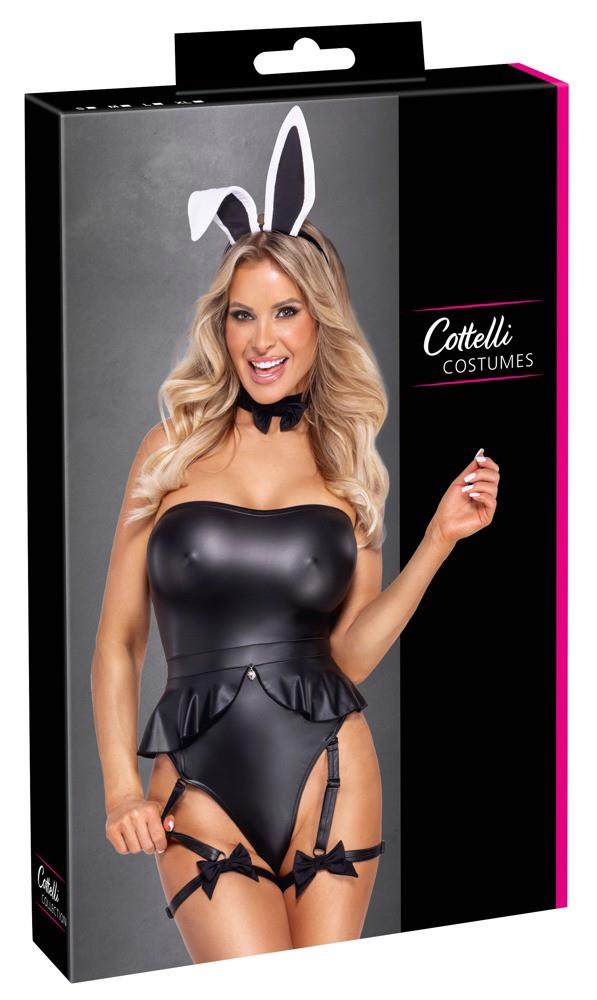 Kostium króliczka Cottelli Body S czarny - obrazek 5