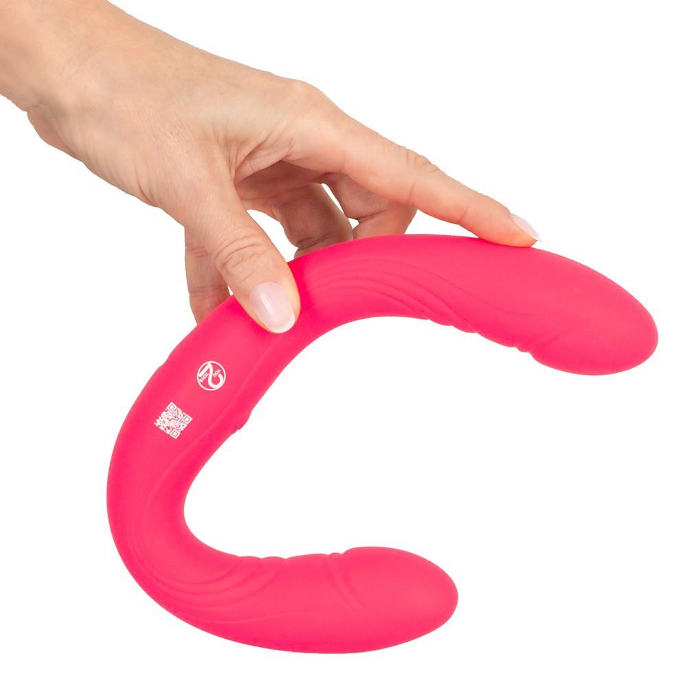 Podwójny wibrator silikonowy Couples Choice USB 31,2 cm - obrazek 6