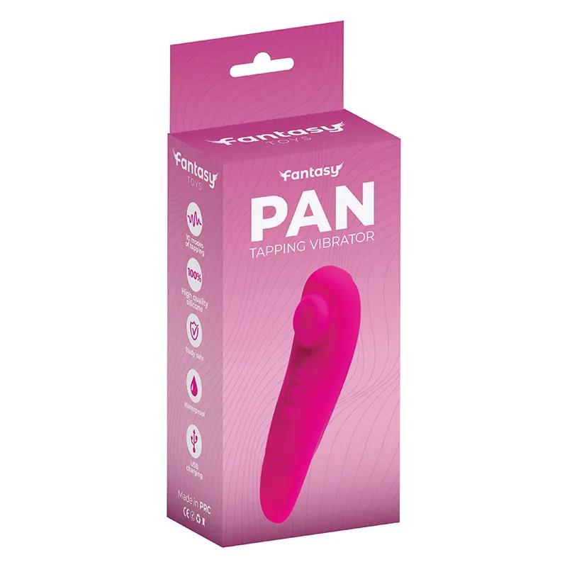Stymulator łechtaczki silikonowy Pan Fantasy pulsacyjny USB 16,5 cm - obrazek 7