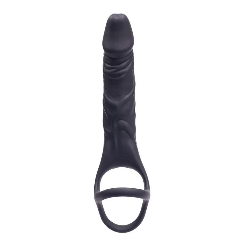 Dildo wibrujące do podwójnej penetracji Fantasy Hephaestus USB 19,5 cm - obrazek 7