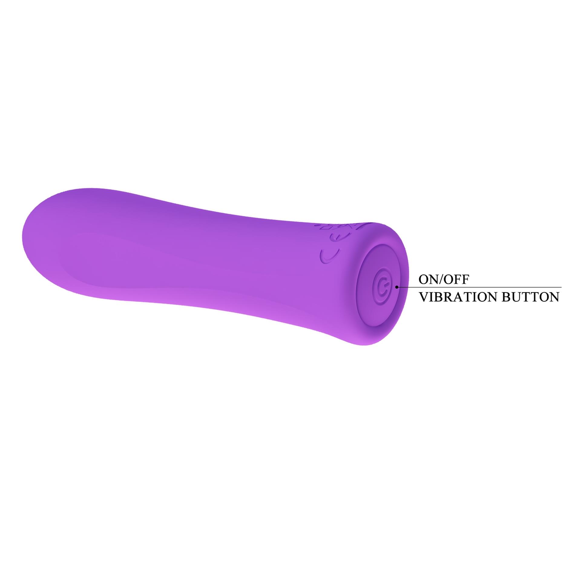 Wibrator mini Alfreda Pretty Love silikonowy 12 trybów USB - obrazek 6