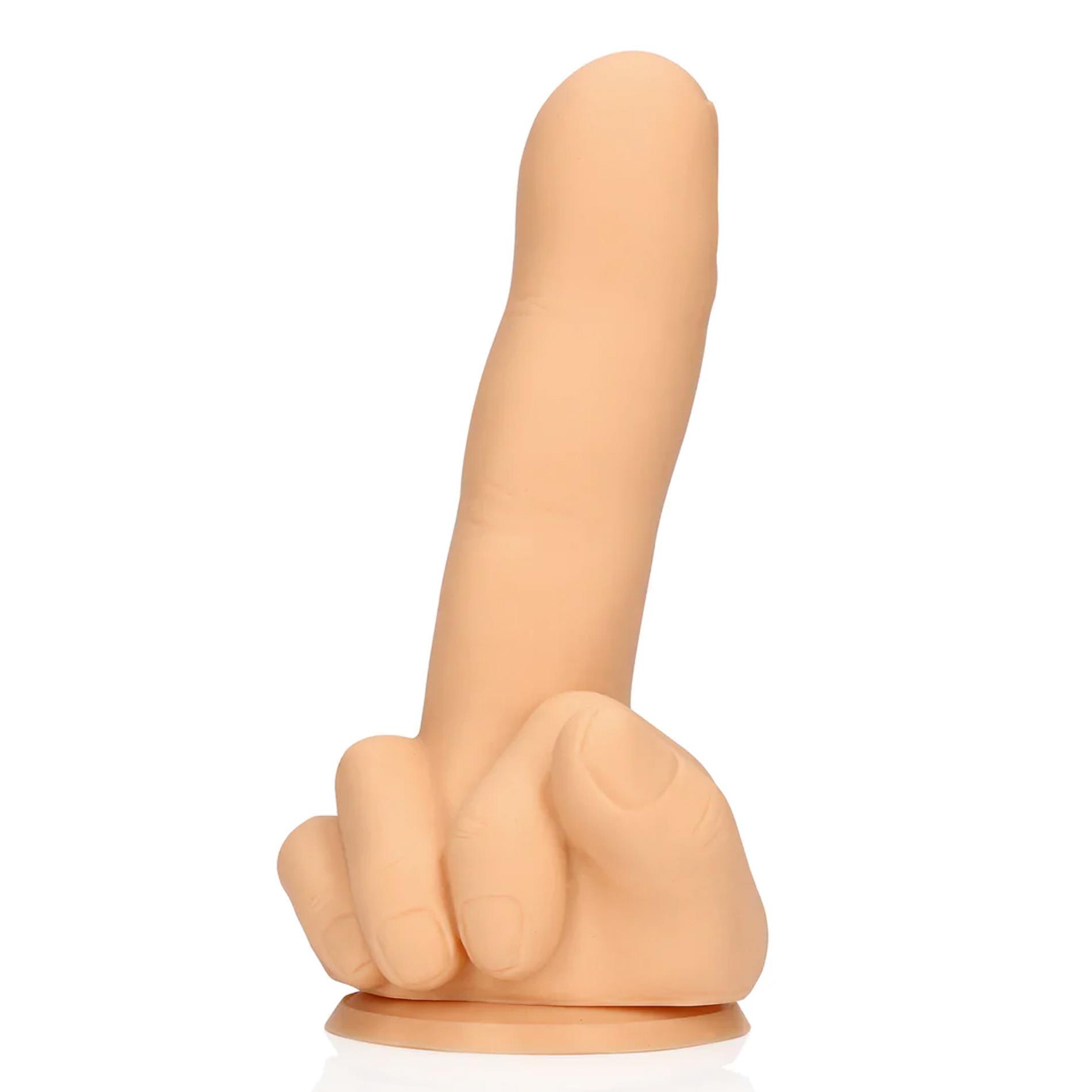 Zabawne dildo silikonowe S-Line Up Yours cieliste - obrazek 7
