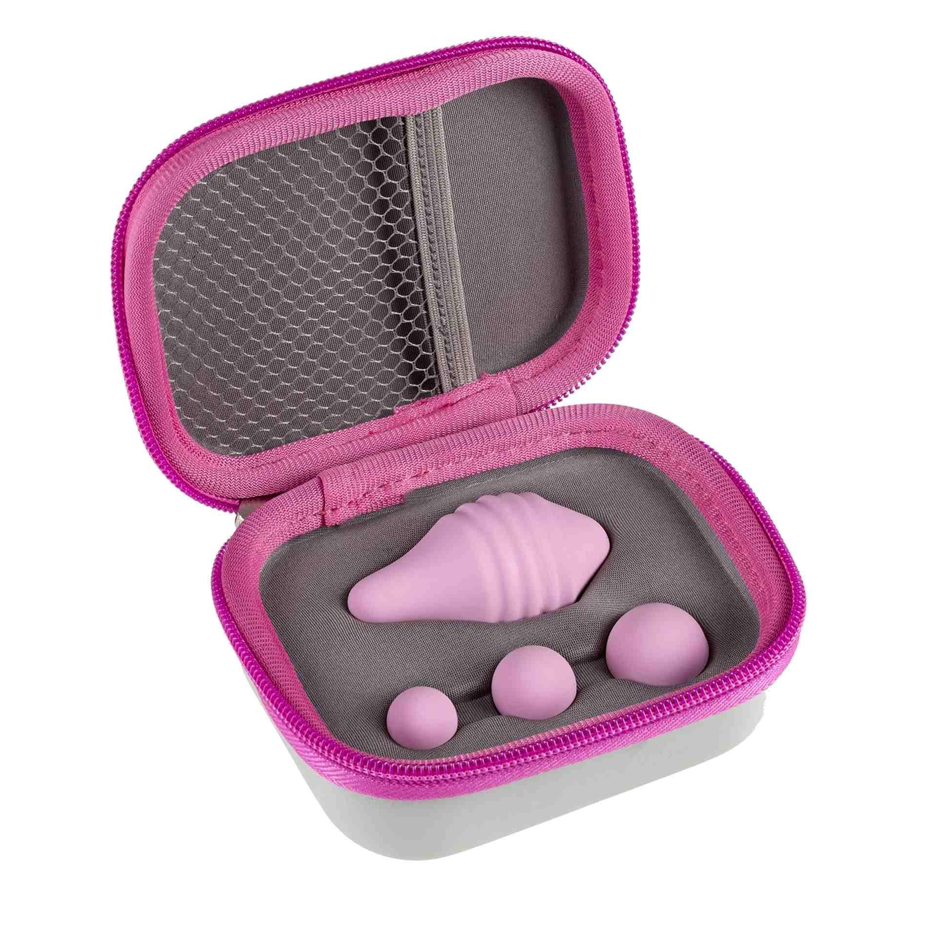 Kulki silikonowe Pelvix Femintimate różowe 6 cm - obrazek 5