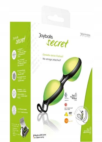 Kulki silikonowe Joyballs secret JoyDivision zielono czarne - obrazek 6