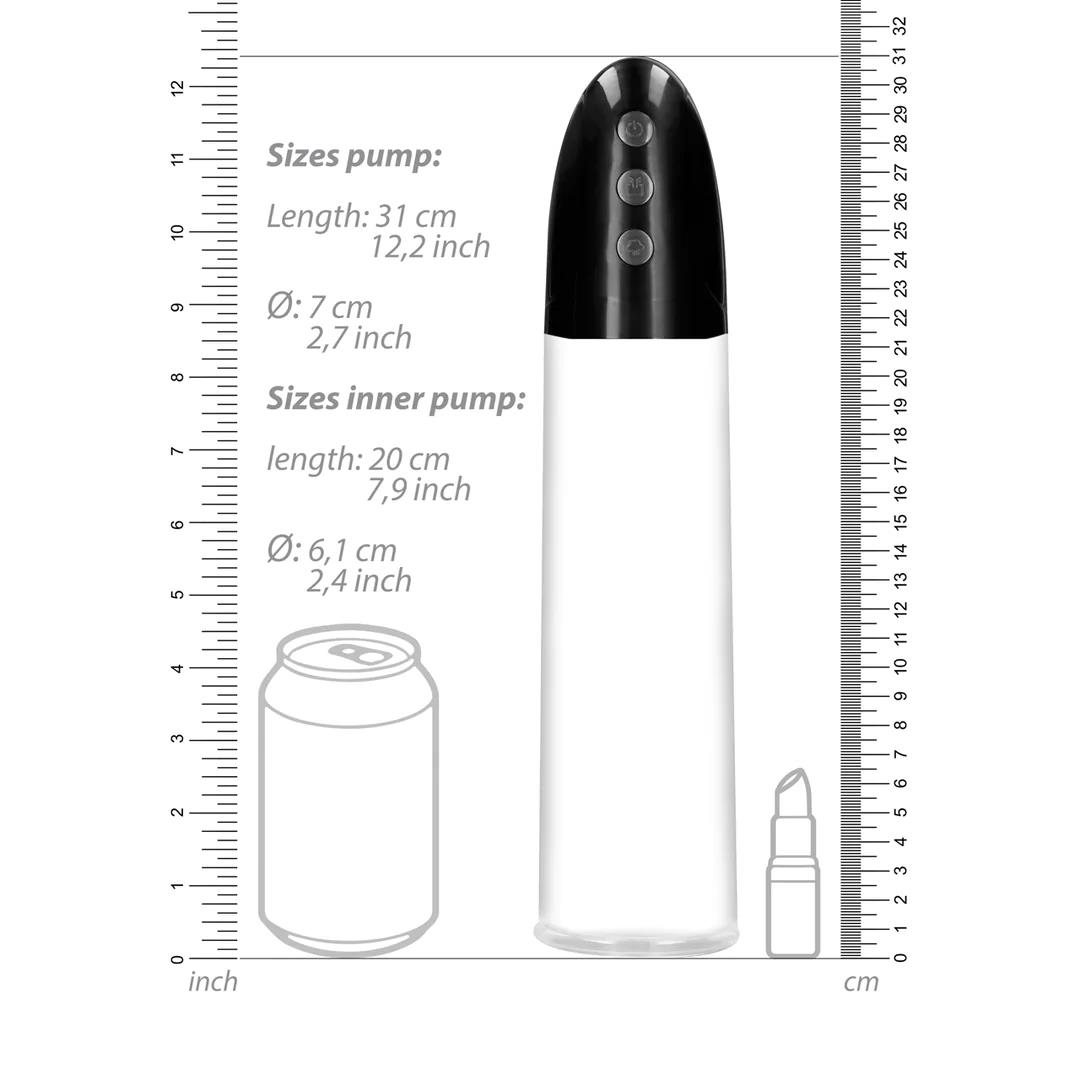 Automatyczna pompka próżniowa Pumped Cyber ładowana z tuleją 31 cm - obrazek 6