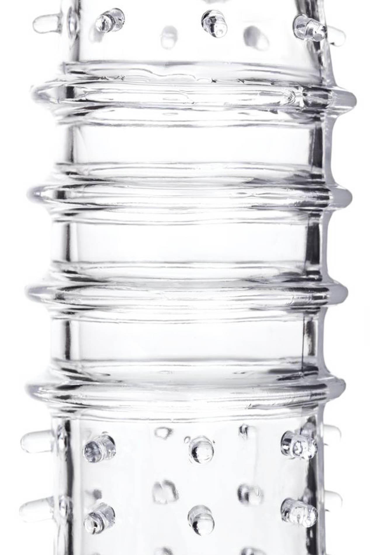 Osłona na penisa transparentna TPR A-Toys 15 cm - obrazek 8