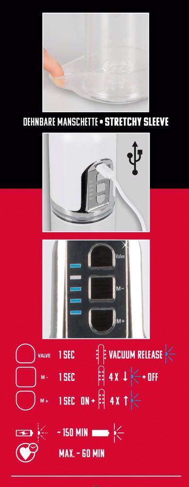 Pompka akumulatorowa Mister Boner USB 32 cm - obrazek 6