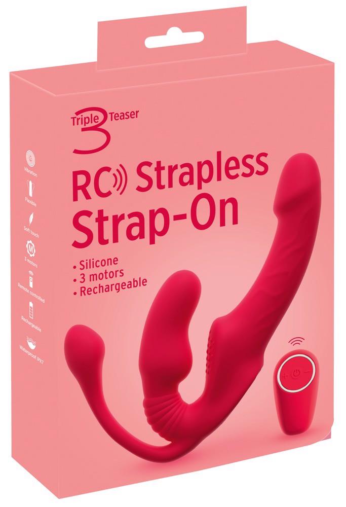 Wibrator strap on potrójny You2Toys USB 23 cm - obrazek 7